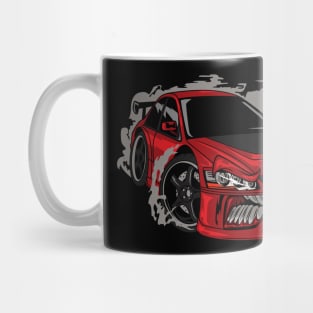 RED MONSTER DRIFT CAR Mug